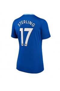 Chelsea Raheem Sterling #17 Fotballdrakt Hjemme Klær Dame 2022-23 Korte ermer